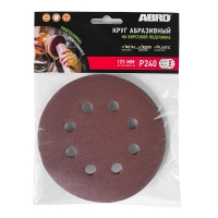 Круг абразивный на ворсовой подложке 240 (125 мм x 5 шт) ABRO