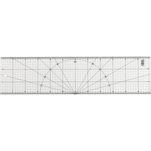 OLFA 150 х 600 мм, разметочная метрическая линейка (OL-MQR-15x60) в магазине Labirintpokupok.ru