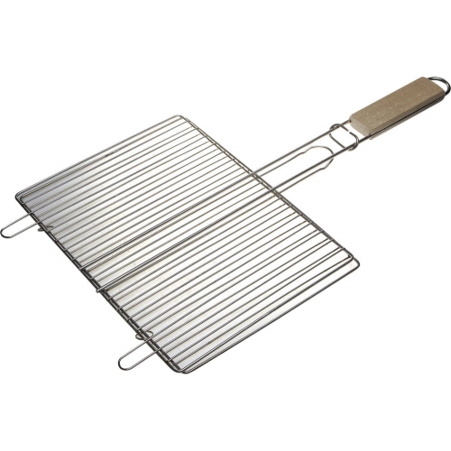 GRINDA Barbecue, 300 х 225 мм, нержавеющая сталь, плоская решетка-гриль (424733) в магазине Labirintpokupok.ru