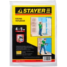 STAYER 4 м, 5 м, 12 мкм, защитная укрывочная пленка (1225-15-05)