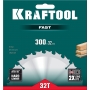 KRAFTOOL Fast, 300 х 32 мм, 32Т, пильный диск по дереву (36950-300-32) в магазине Labirintpokupok.ru