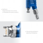 ЗУБР PRO 600, HVLP, 1.4 мм, пневматический краскопульт с верхним бачком (06563-1.4) в магазине Labirintpokupok.ru