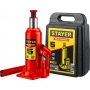 STAYER RED FORCE, в кейсе, 5 т, 216 - 413 мм, бутылочный гидравлический домкрат, Professional (43160-5-K) в магазине Labirintpokupok.ru