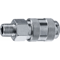 ЗУБР 1/4″M - рапид муфта, переходник, Профессионал (64911-1/4)