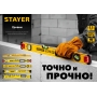 STAYER STANDARD, 400 мм, с линейкой, уровень (3460-040) в магазине Labirintpokupok.ru