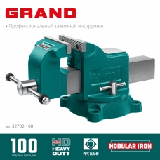 KRAFTOOL GRAND, 100 мм, слесарные тиски (32702-100)