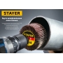 STAYER d 50 x 20 мм, P80, на шпильке d 6 мм, круг шлифовальный лепестковый (36607-080) в магазине Labirintpokupok.ru