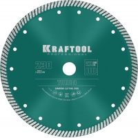 KRAFTOOL Turbo, 230 мм, (22.2 мм, 10 х 2.8 мм), сегментированный алмазный диск (36682-230)