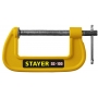 STAYER SG-100, 100 мм, чугунная струбцина G (3215-100) в магазине Labirintpokupok.ru