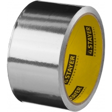 STAYER ProTape, 50 мм, 10 м, до 120 °С, самоклеящаяся алюминиевая лента, Professional (12268-50-10)