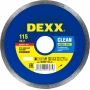 DEXX Clean Aqua Cut, 115 мм, (22.2 мм, 5 х 1.7 мм), сплошной алмазный диск (36703-115) в магазине Labirintpokupok.ru