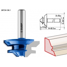 ЗУБР 38.1 x 14 мм, фреза кромочная для углового сращивания, Профессионал (28724-38.1)