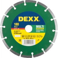 DEXX Multi Universal, 180 мм, (22.2 мм, 7 х 2.2 мм), сегментный алмазный диск (36701-180)