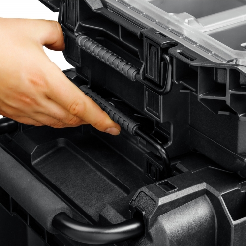 KETER GEAR MOBILE, (28″), пластиковый ящик-тележка на колесах (38375) в магазине Labirintpokupok.ru