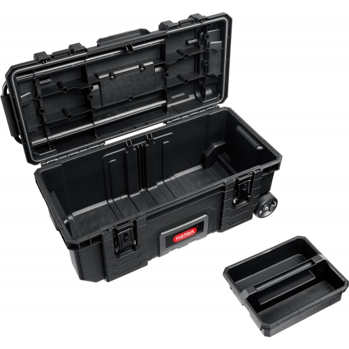 KETER GEAR MOBILE, (28″), пластиковый ящик-тележка на колесах (38375) в магазине Labirintpokupok.ru