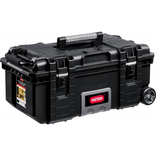 KETER GEAR MOBILE, (28″), пластиковый ящик-тележка на колесах (38375) в магазине Labirintpokupok.ru