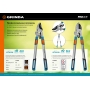 GRINDA TX-980A, 645 - 885 мм, кованные лезвия, храповый механизм, телескопический, контактный сучкорез, PROLine (424513) в магазине Labirintpokupok.ru