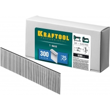 KRAFTOOL тип 18GA (47/300/F) 25 мм, 5000 шт, гвозди для нейлера (31785-25)