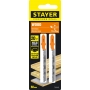 STAYER T101AO, 2 шт, 50 мм / 1.4 мм, T-хвост., HCS сталь, фигурный рез по ламинату/фанере, полотна для лобзика, Professional (15992-1.3) в магазине Labirintpokupok.ru
