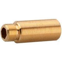 ЗУБР ШиреФит внешн. резьба-внешн/внутр. резьба 1/2″- 3/4″ / 1/2″, 71 мм, соединительная проходная муфта с накидными гайками (51590-071-1/2)