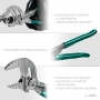 KRAFTOOL Vise-Wrench, 180 мм, клещи переставные-гаечный ключ (22063) в магазине Labirintpokupok.ru