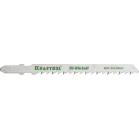 KRAFTOOL T144DF, EU-хвост., по дереву Bi-Met, шаг 4 мм, 75 мм, 2 шт, полотна для лобзика (159520-4)