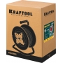 KRAFTOOL K-315, КГ, 3 x 1.5 мм2, 50 м, 3700 Вт, IP44, силовой удлинитель на стальной катушке (55085-50) в магазине Labirintpokupok.ru