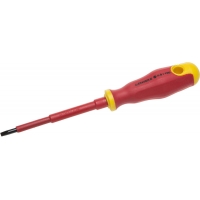 STAYER Electro, SL4 х 100 мм, диэлектрическая отвертка, Professional (25141-04-10)