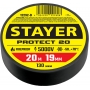 STAYER PROTECT-20, 19 мм х 20 м, 5 000 В, черная, изолента ПВХ, Professional (12292-D) в магазине Labirintpokupok.ru