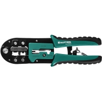 KRAFTOOL RJ-Pro, (RJ45, RJ11,RJ12), универсальный кримпер (22698)