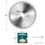 KRAFTOOL Optima, 250 х 32 мм, 40Т, пильный диск по дереву (36951-250-32) в магазине Labirintpokupok.ru