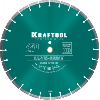 KRAFTOOL LASER-BETON 450 мм (25.4/20 мм, 10х4.0 мм), алмазный диск (36686-450)