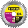 STAYER Laminate, 190 x 30/20 мм, 56Т, аккуратный рез, пильный диск по ламинату (3684-190-30-56) в магазине Labirintpokupok.ru