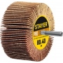 STAYER d 80 x 40 мм, P80, на шпильке d 6 мм, круг шлифовальный лепестковый (36609-080) в магазине Labirintpokupok.ru