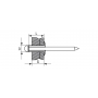 KRAFTOOL Inox, 4.8 x 20 мм, 500 шт, нержавеющие заклепки (311705-48-20) в магазине Labirintpokupok.ru