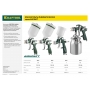 KRAFTOOL AIRKRAFT MINI, HVLP, 1 мм, пневматический краскопульт с верхним бачком (06565-1.0) в магазине Labirintpokupok.ru