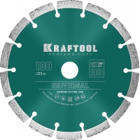 KRAFTOOL LASER-UNIVERSAL 180 мм (22.2 мм, 10х2.6мм), алмазный диск (36680-180)