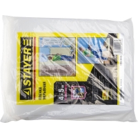 STAYER 4 м, 5 м, 30 мкм, защитная укрывочная пленка, Professional (12253-04-05)