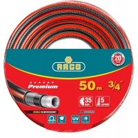 RACO PREMIUM, 3/4″, 50 м, 35 атм, пятислойный, усиленный двумя слоями армирования, поливочный шланг (40300-3/4-50)
