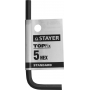 STAYER STANDARD, 5 мм, имбусовый ключ (27405-5) в магазине Labirintpokupok.ru