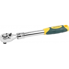 KRAFTOOL 1/2″, 72 зубца, телескопическая трещотка для торцовых головок, Pro (27798-1/2)