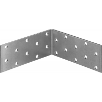 ЗУБР УКР-2.0, 40 x 100 x 100 x 2 мм, цинк, равносторонний крепежный уголок (310206-040-100)