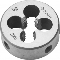 ЗУБР М10 x 1.5 мм, сталь 9ХС, плашка круглая ручная (4-28022-10-1.5)