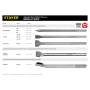 STAYER Gorilla Force, 25 x 600 мм, SDS-max, плоское зубило, Professional (29392-25-600) в магазине Labirintpokupok.ru