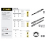 STAYER M10 х 1.5, 2 шт, комплект метчиков (28025-10-1.5-H2) в магазине Labirintpokupok.ru