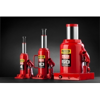 STAYER RED FORCE, в кейсе, 5 т, 216 - 413 мм, бутылочный гидравлический домкрат, Professional (43160-5-K)