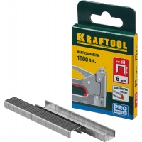 KRAFTOOL узкие, тип 53 (A/10/JT21) 23GA 18 мм, 1000 шт, скобы для степлера (31670-18)